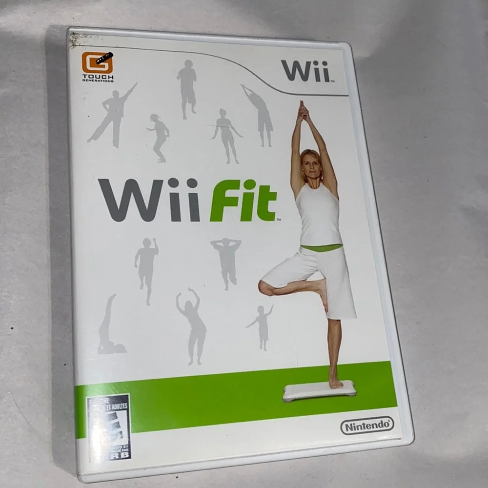 Nintendo Wii Fit DVD in Case with Manuel Fitness Exercise